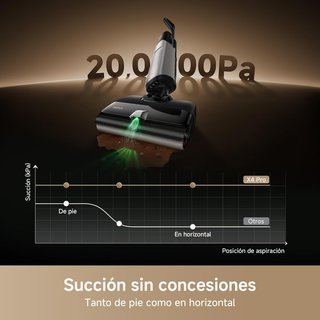 Mova X4 Pro Aspiradora seco y Mojado friega, 100°C