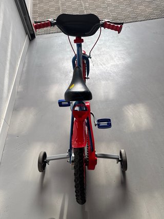 Bicicleta Spiderman Azul y Roja