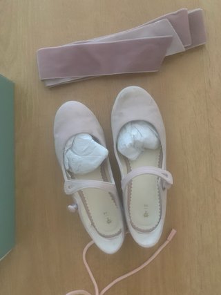 Zapatos comunión/vestir rosa talla 35