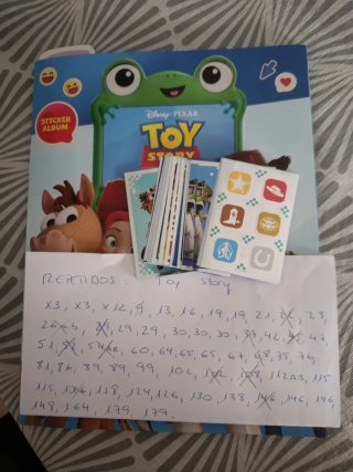 Cromos Toy Story Repetidos