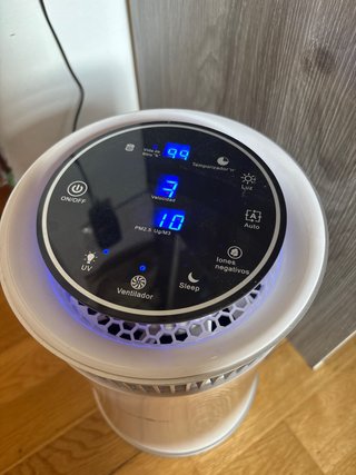 Purificador de aire Vida 10 Blanco sin uso.