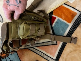 Riñonera Táctica Militar Ejército Verde