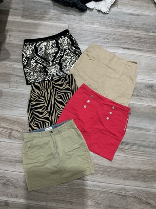 Lote 4 Faldas Talla L/40
