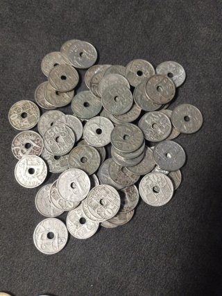 Lote monedas Franco