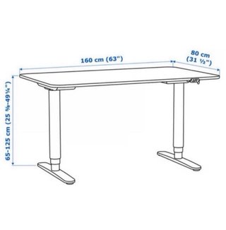 Escritorio elevable Ikea 120x80