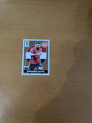 Cromo Panini Extra Sticker Salah Bronce