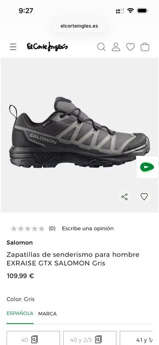 Zapatillas senderismo Salomon Gore-Tex