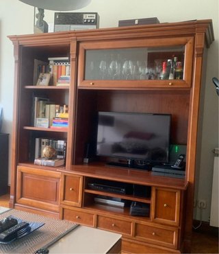 Mueble salón cerezo en buen estado