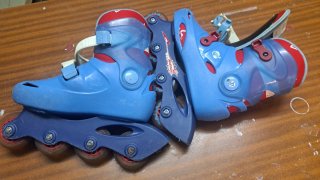 Patines infantiles talla 33 + protecciones