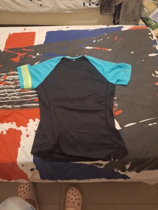 Camiseta Ciclismo Fox Negra y Azul