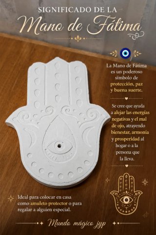 Mano de Fátima Amuleto Protector