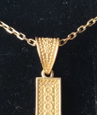 Cadena y Cruz Plata 925 con Sultanita
