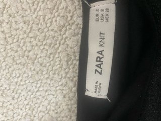 Body mujer Zara talla S negro