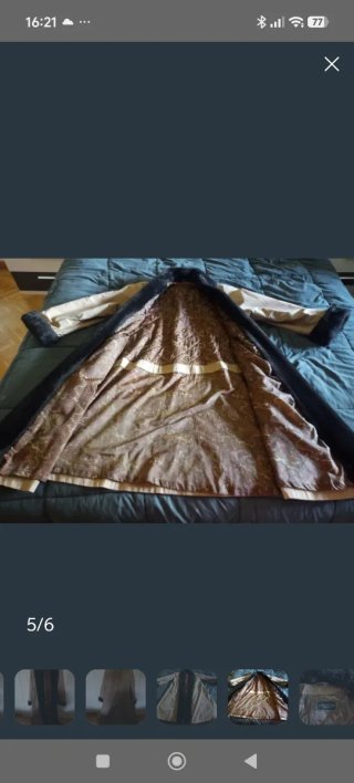 Gabardina Beige y Negra