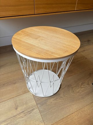 Tavolino Ausiliare in Legno e Metallo di Maison du Monde