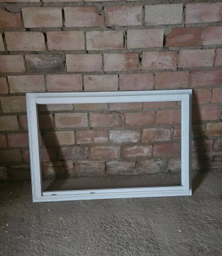 Ventana corredera de aluminio blanca