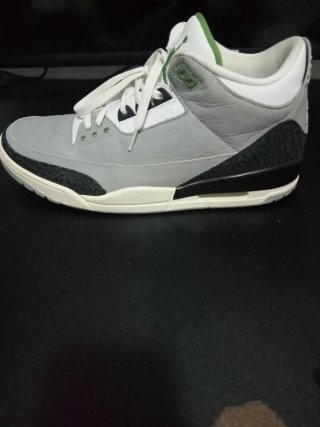 Jordan 3 Grigio e Verde