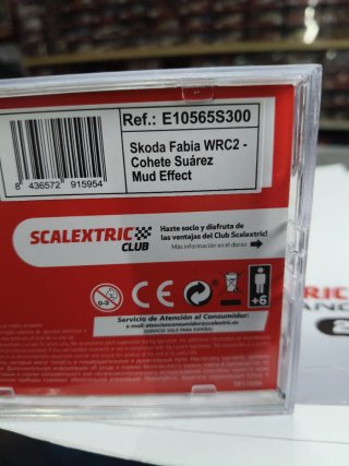 Scalextric Advance Skoda Fabia WRC 2 COHETE SUÁREZ