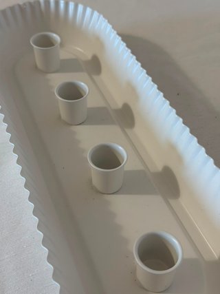 Portavelas 4 velas blanco IKEA