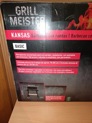 Barbacoa Exterior Negra Nuevo