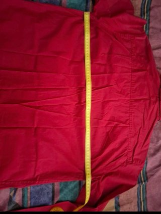 Camisa masculina XL vermelha nova sem etiqueta