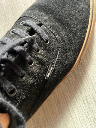 Zapatillas Negras Marrones Talla 41.5 de gamuza