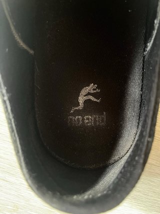 Zapatillas Negras Marrones Talla 41.5 de gamuza