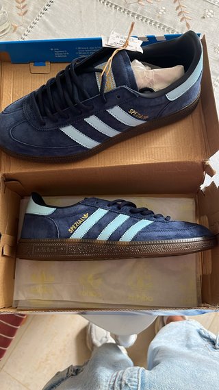 Adidas Spezial Azul Marino Goma Marrón