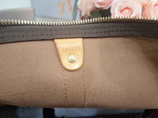 Keepall 50 Louis Vuitton Marrón/Beige