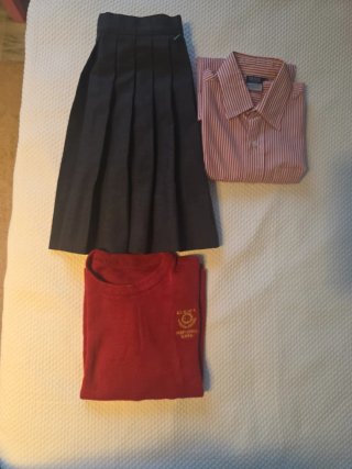 Uniforme Colegio Europa Falda y Camisa Talla 8