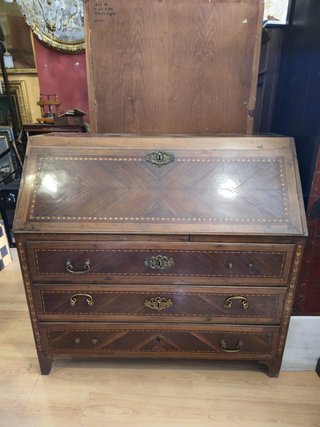 Escritorio antiguo maderas nobles