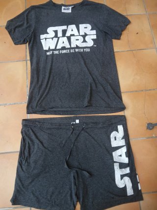 Pijama Star Wars Gris
