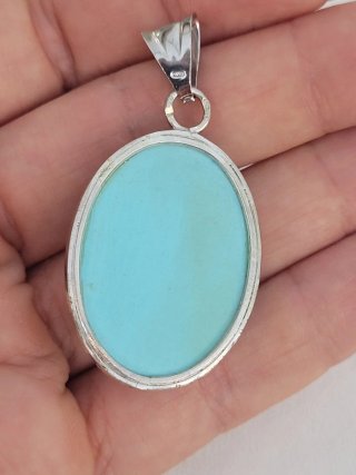 Cameo con Rosa Turchese