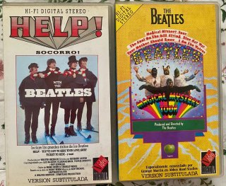 Películas VHS The Beatles: Help! y Magical Mystery