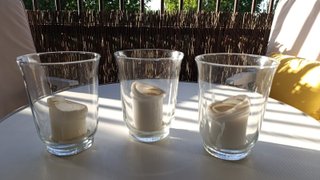 3 Jarrones/Faroles IKEA Cristal
