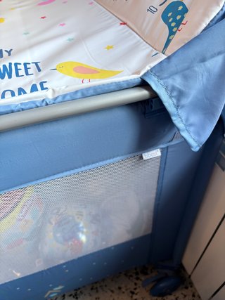 Cuna de viaje plegable BBest azul