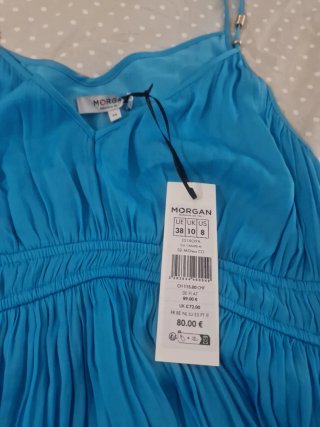 Vestido azul Morgan talla L