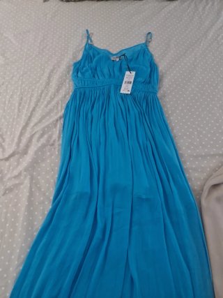 Vestido azul Morgan talla L