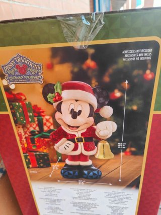 Figura Mickey Navideño con Campana Disney Traditio