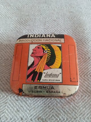 Caja Indiana cinta máquinas escribir antigua