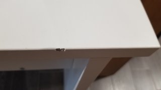 Escritorio Ikea BRUSALI blanco 90x52 cm