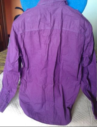 Camisa marca Soutaem Roxa Tam S