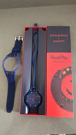 Reloj AP x Swatch Azul Naranja