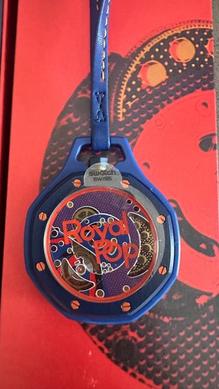 Reloj AP x Swatch Azul Naranja