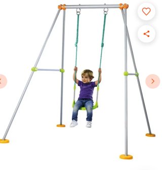Columpio infantil smoby original montado