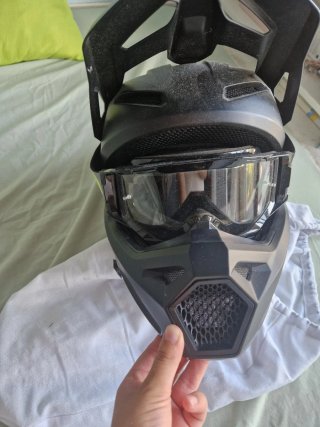 Casco Fox Negro Enduro/Motocross