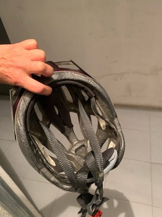 Casco bici junior rosa Crivit