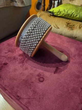 Cabasa Grande Madera y Metal