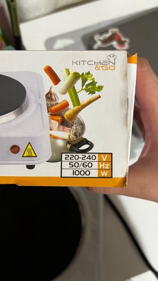 Hornillo Eléctrico Kitchen & Go 1 Fuego