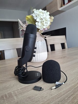 Micrófono USB ZealSound PC/Móvil ASMR Gaming